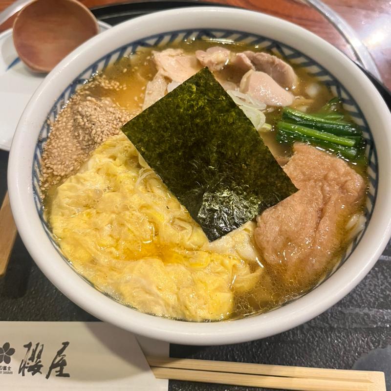 親子きしめん(北の富士本店 櫻屋 （桜屋 きたのふじほんてん さくらや）)