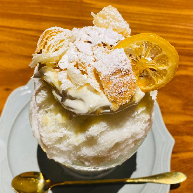レモンカスタードパイ(ハーフ)(かき氷 葡萄屋)
