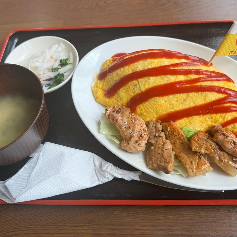 ポークソテーオムライス(志お食堂 )