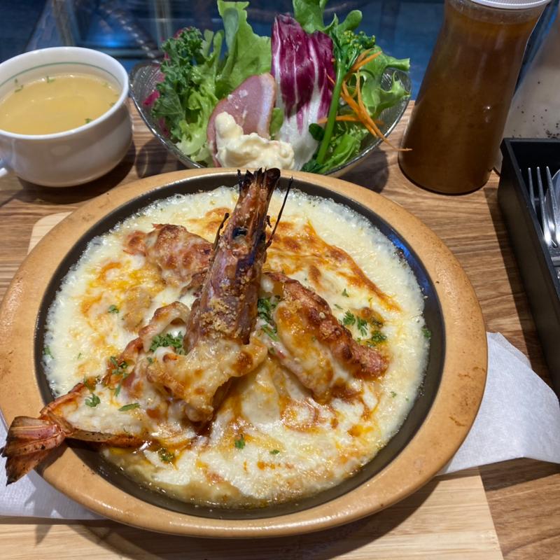 ビスク風味ソースの海老ドリア(喫茶 キャンディーラップ)