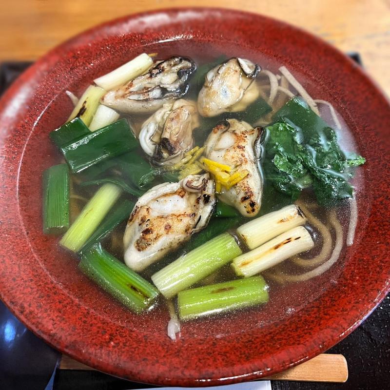 かきそば(手打ちそば 相田)