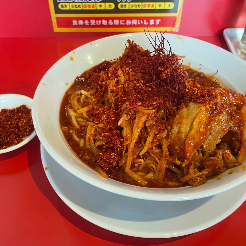 激辛ラーメン辛さ増し(ボディブロー)