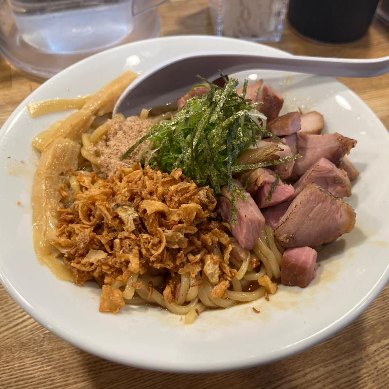 黄金シャモの油そば(麺食堂 コハクドリ)