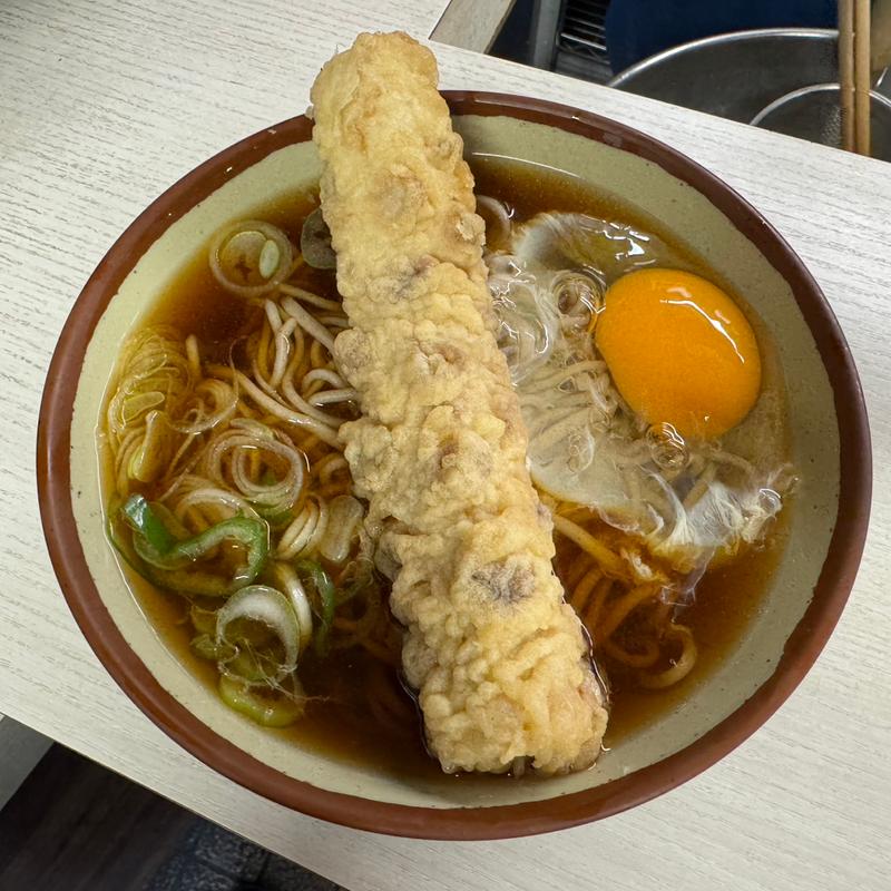 ちくわ天玉そば(きそば 鈴一（すずいち）)