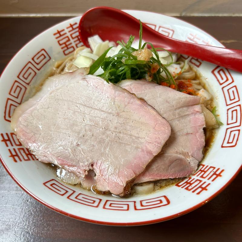 背あぶら煮干しだしまぜそば(晴耕雨読)