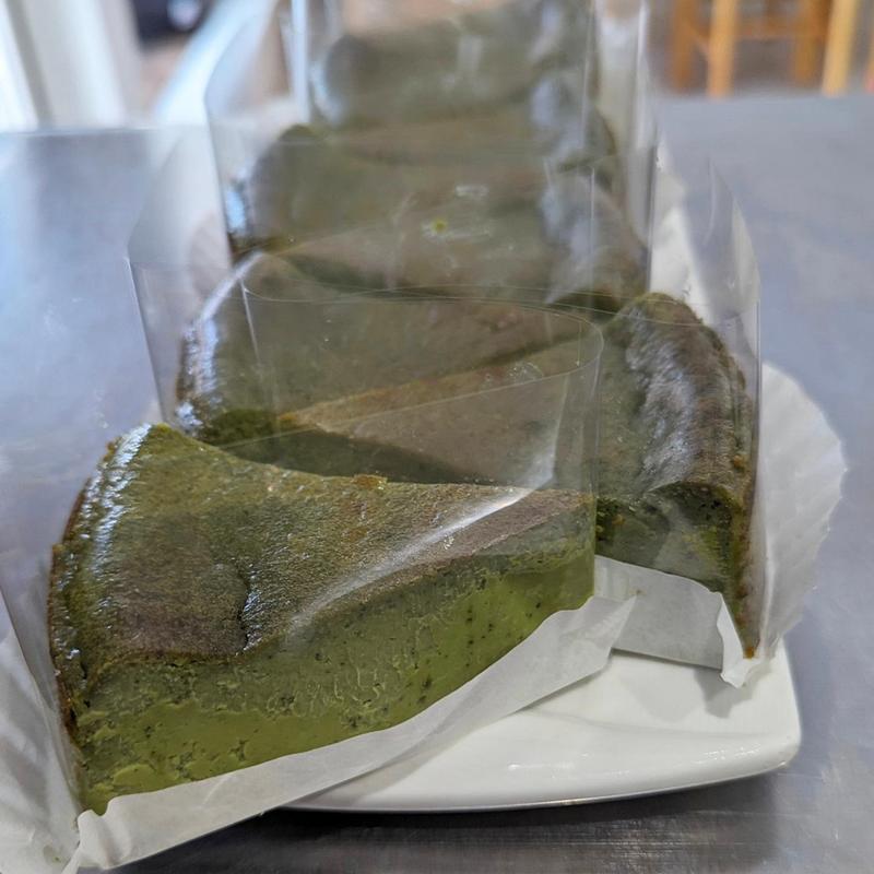 抹茶のバスクチーズケーキ(る・しえる)