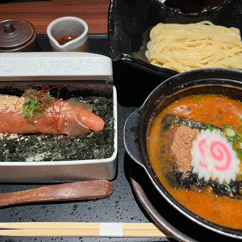 飯麺セット(元祖博多めんたい重)