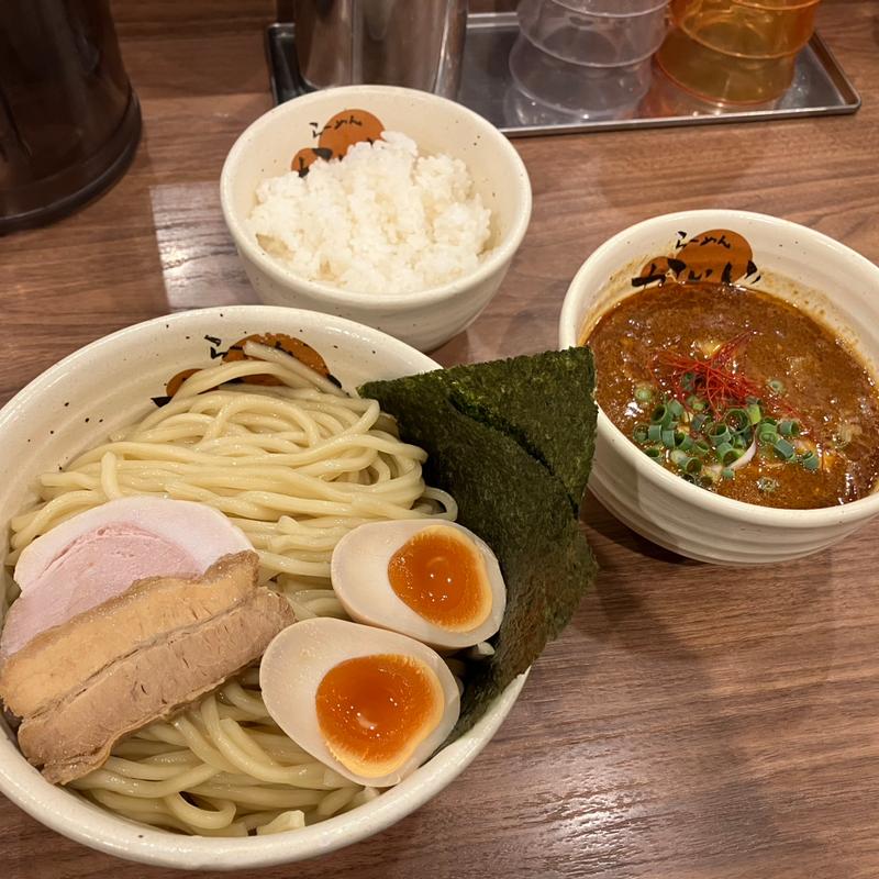 かいじの麻婆カレーつけ麺(限定)(らーめん かいじ 愛宕橋店)