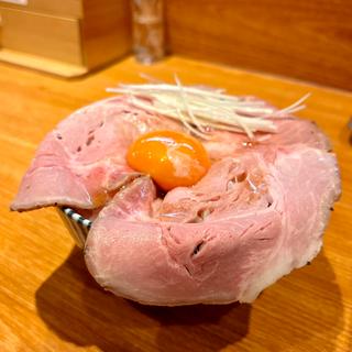 ローストポーク丼(焼きあご煮干しらぁめん はなかぜ～花風～)