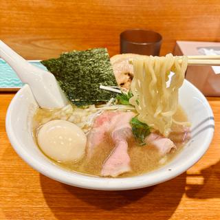 特製焼きあご煮干し塩らぁめん(焼きあご煮干しらぁめん はなかぜ～花風～)