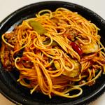 茄子と牛カルビ肉のチリトマトソース『陶』風(ラ・パスタ陶 和光店)