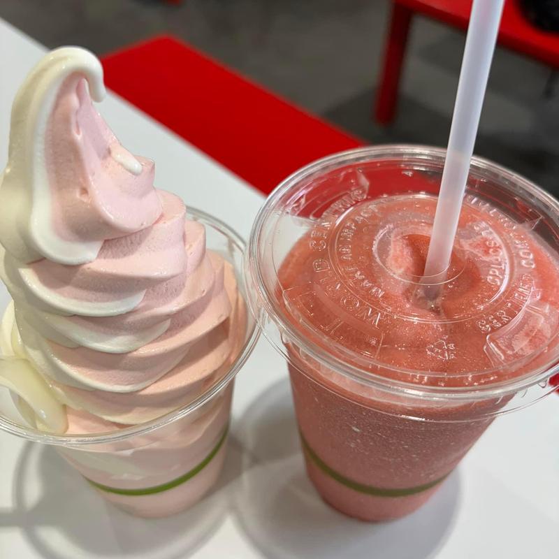 ラズベリーヨーグルト&北海道 いちごスムージー(コストコホールセール 座間倉庫店)