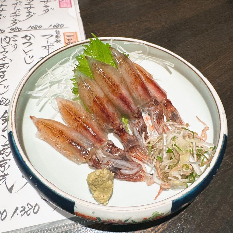 ホタルイカのお刺身(食楽)