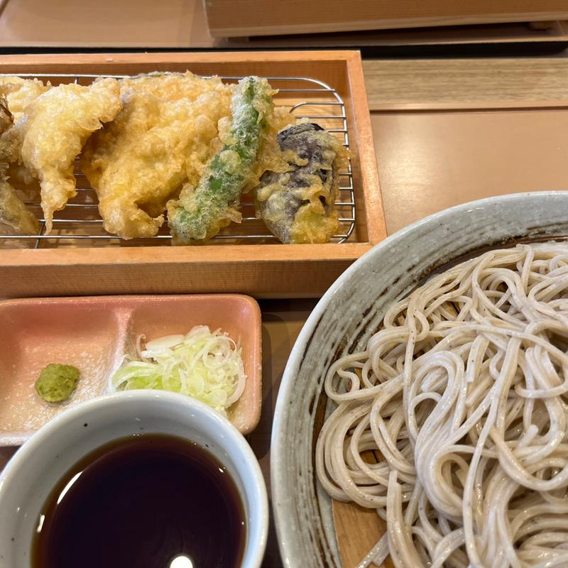 とり天せいろ蕎麦(蕎麦処大戸屋 田無店)