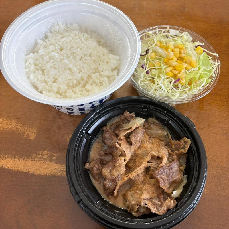 牛生姜焼定食(松屋 国立店（マイカリー食堂併設）)