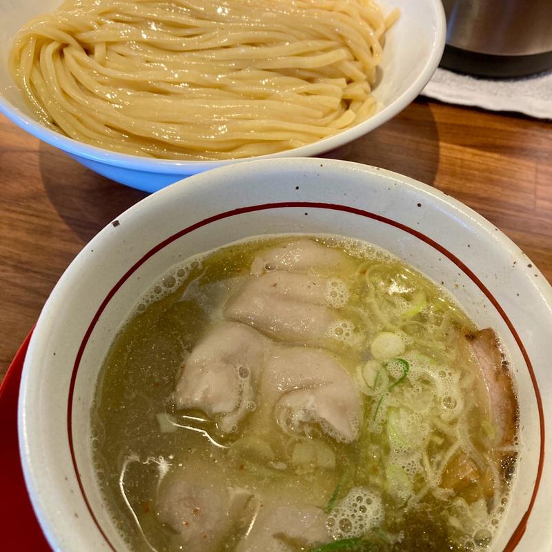 塩つけそば 大盛 豚足トッピング(麺や 江陽軒)