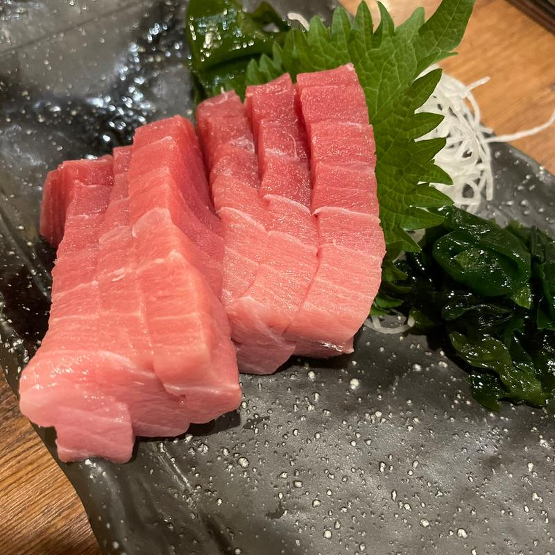 まぐろ刺し(酒席まつした)