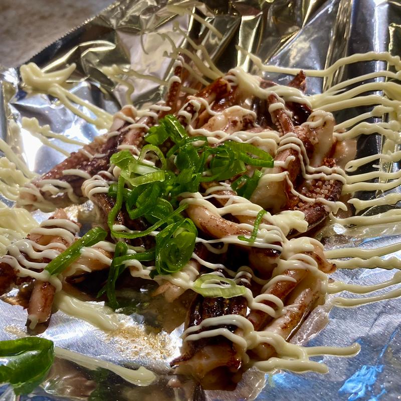 いかゲソ焼き(広島お好み焼・鉄板焼 じゅん平 平井店)