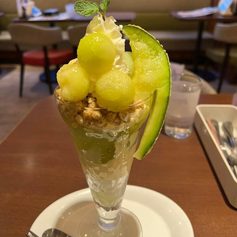 マスクメロンサンデー(デニーズ 千歳船橋店 （Denny's）)