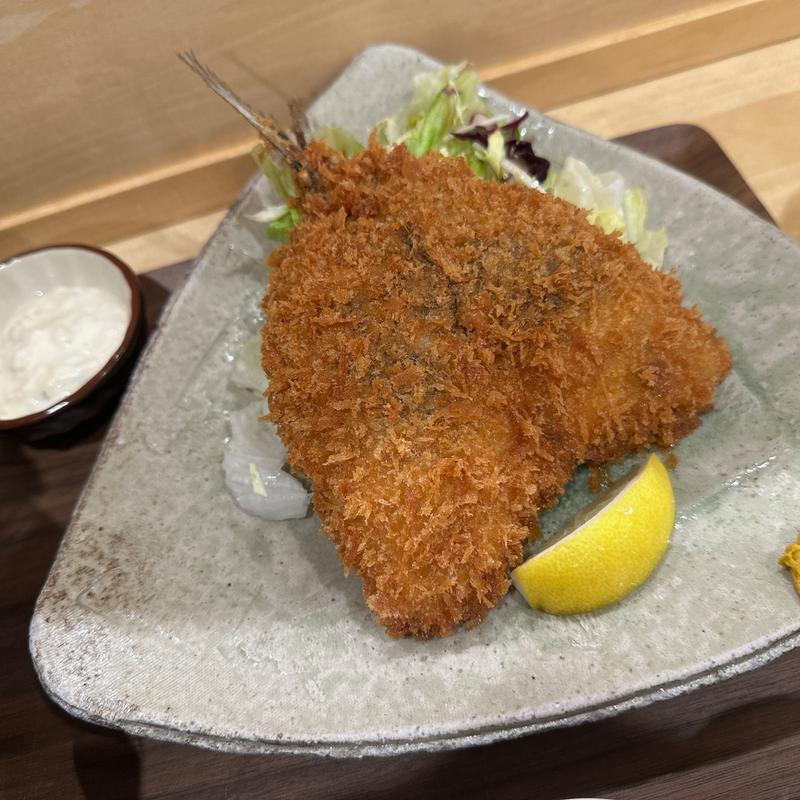 黄金アジフライ(磯料理 光力 )