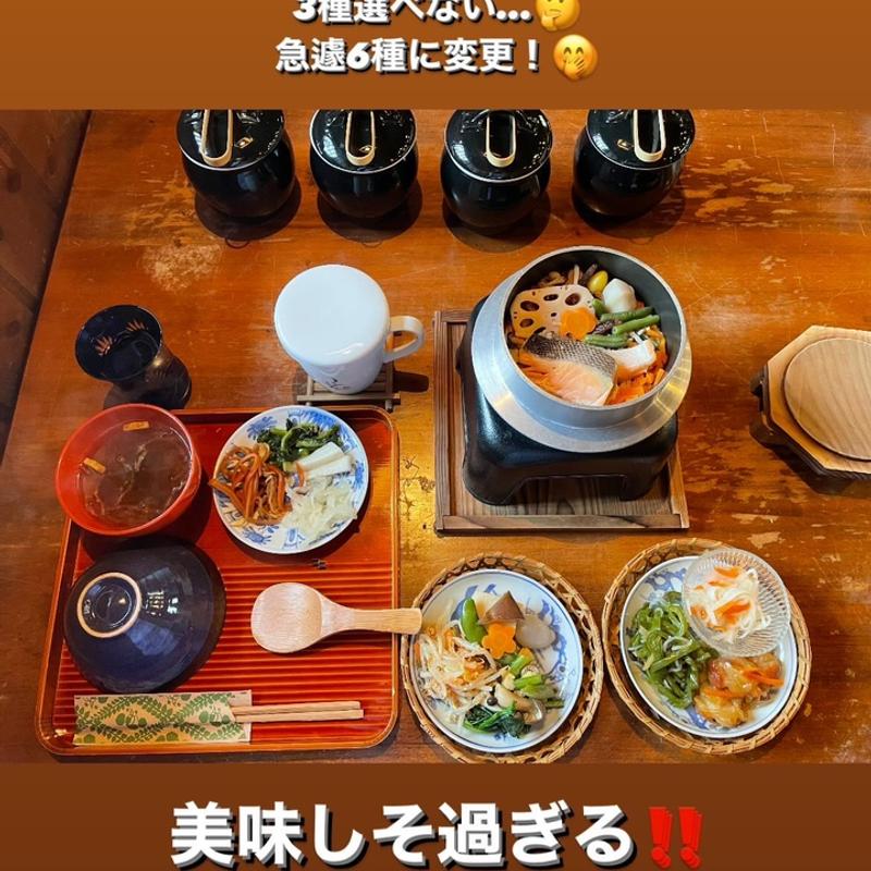 いのちの釜飯定食　銀鮭釜飯(蛙家)