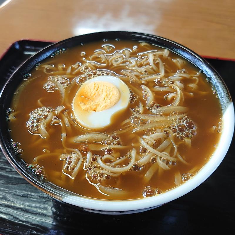 カレーそば(鳥新食堂)