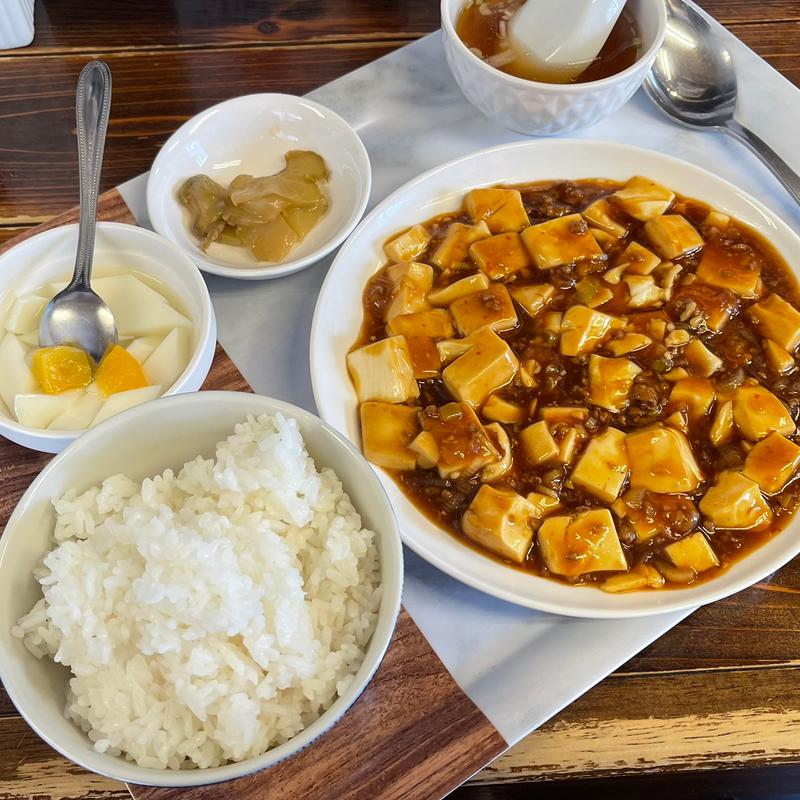 麻婆豆腐定食(中国ラーメン 楊)