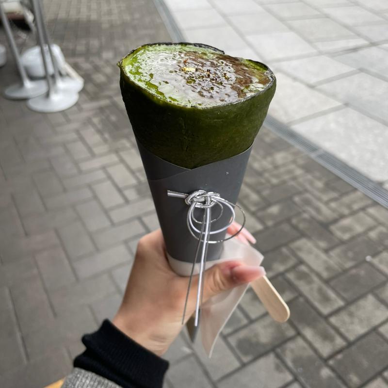 掛川抹茶ブリュレ(浅草茶屋たばねのし)