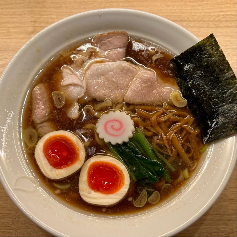 味玉醤油ラーメン(長岡食堂　東京ラーメン横丁店)