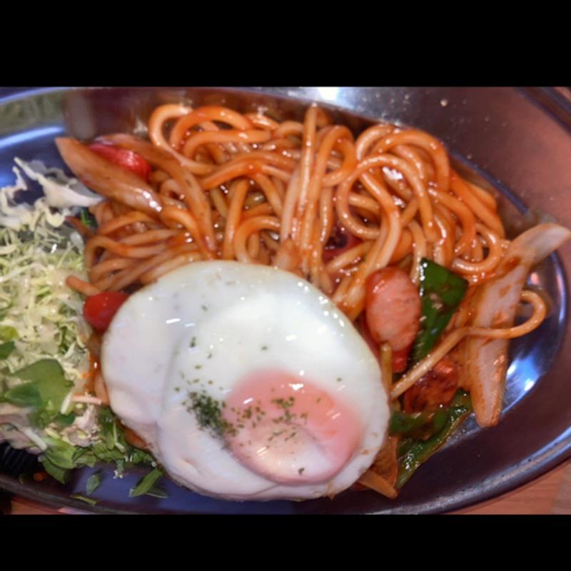 昭和ナポリタン　みそ汁付き(キッチンあずま)