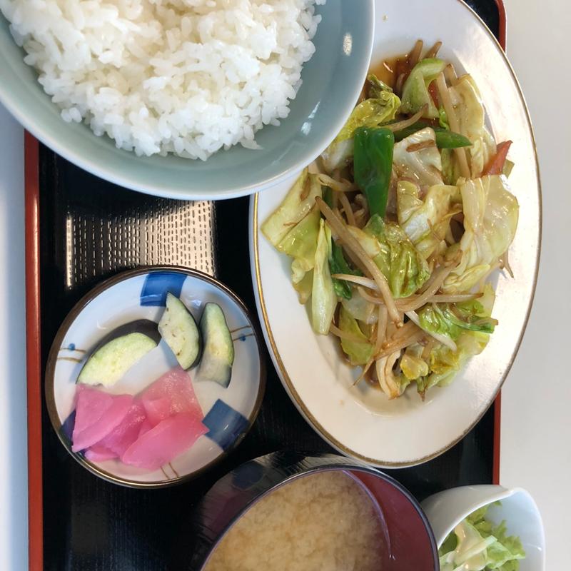 野菜炒め定食(北京亭 本店)