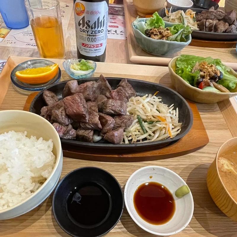 黒毛和牛カットステーキ250g(ハンバーグ・ステーキ SOLMARE,s DINER)