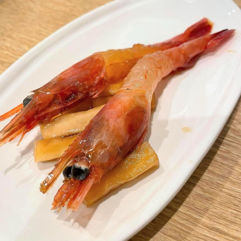 甘エビの紹興酒漬け(わくい亭)