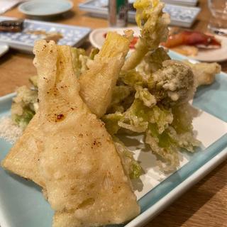 春野菜の天ぷら(わくい亭)