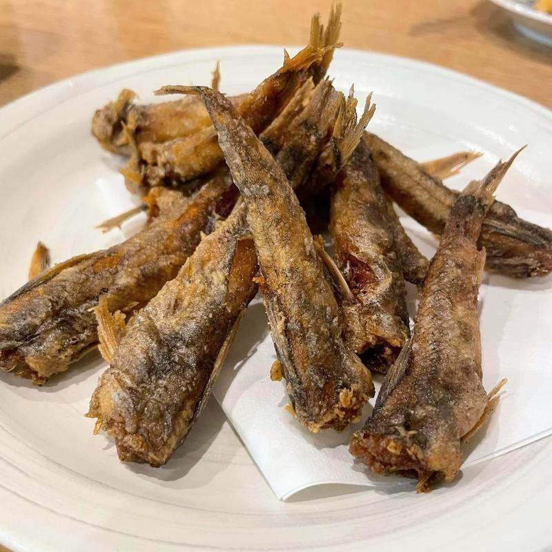 メヒカリ唐揚げ(わくい亭)