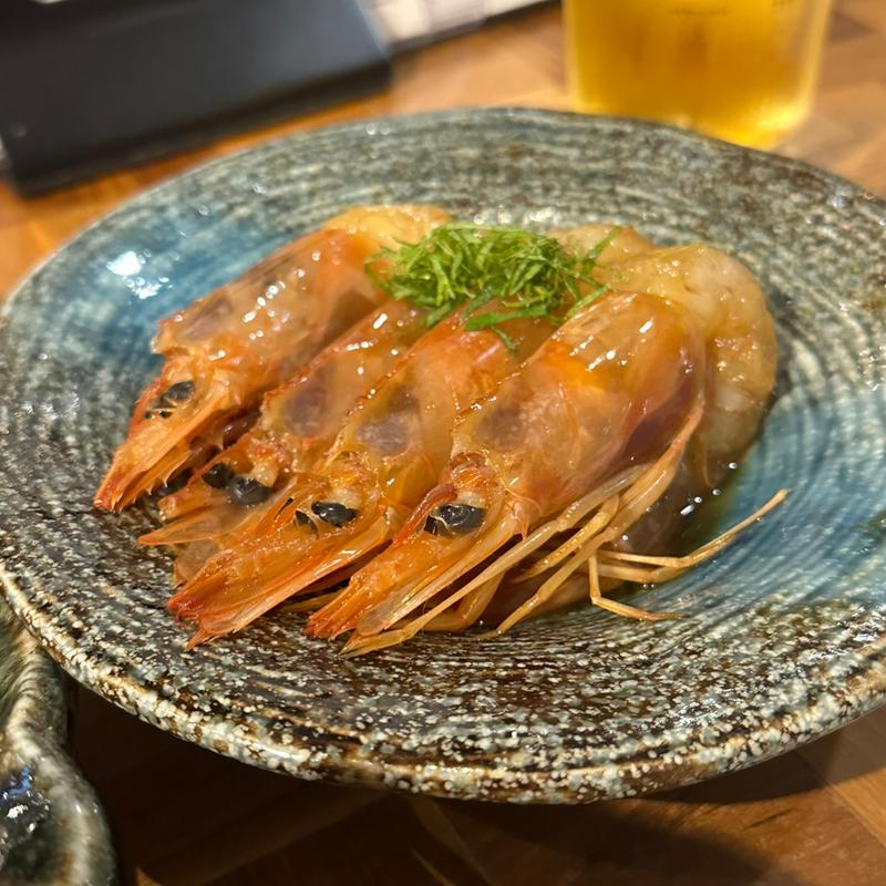 酔っ払い海老　日本酒ver(大衆酒場 ネオトーキョー 下北沢)