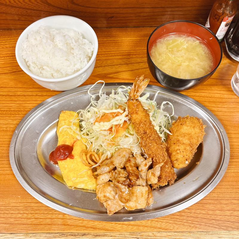 盛り合わせB定食(フクノヤ)