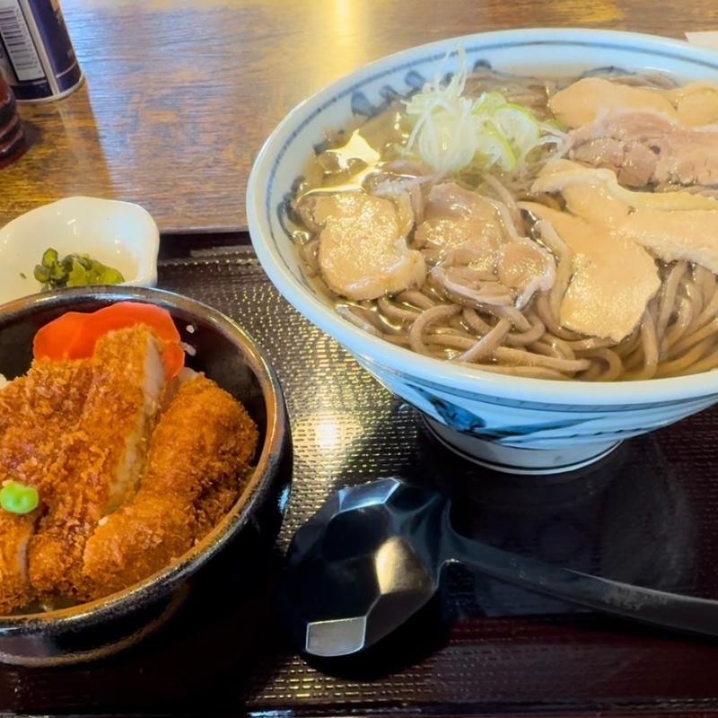 肉そばプラスミニかつ丼(といや )