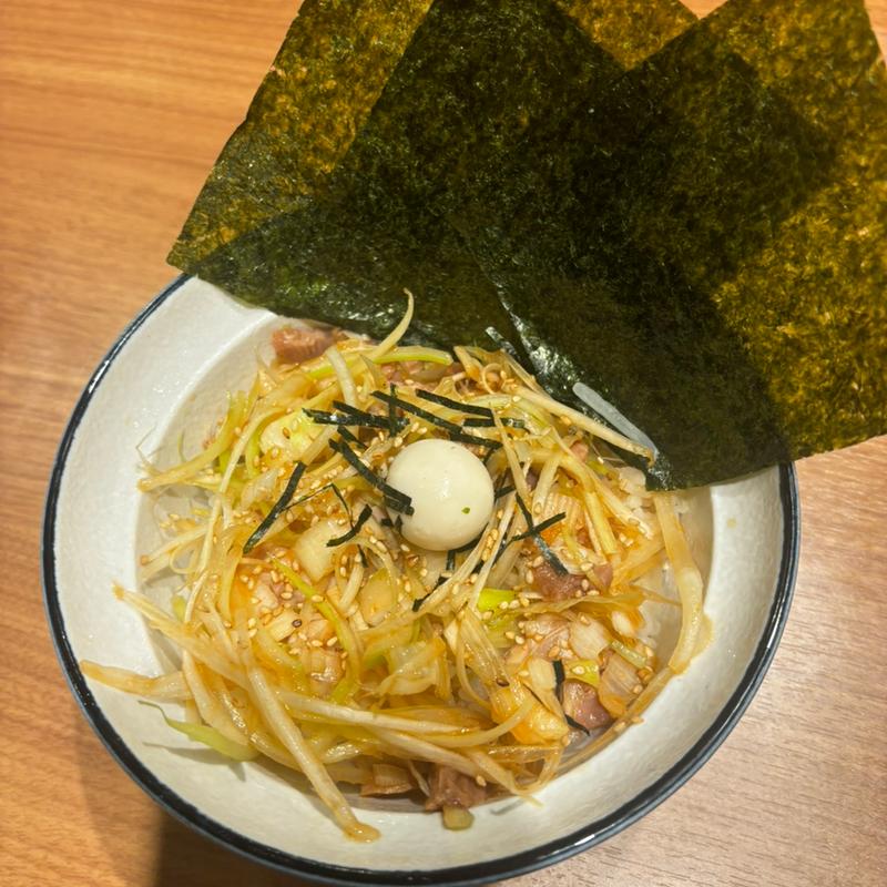 小ネギチャーシュー丼(町田商店 碧南店)