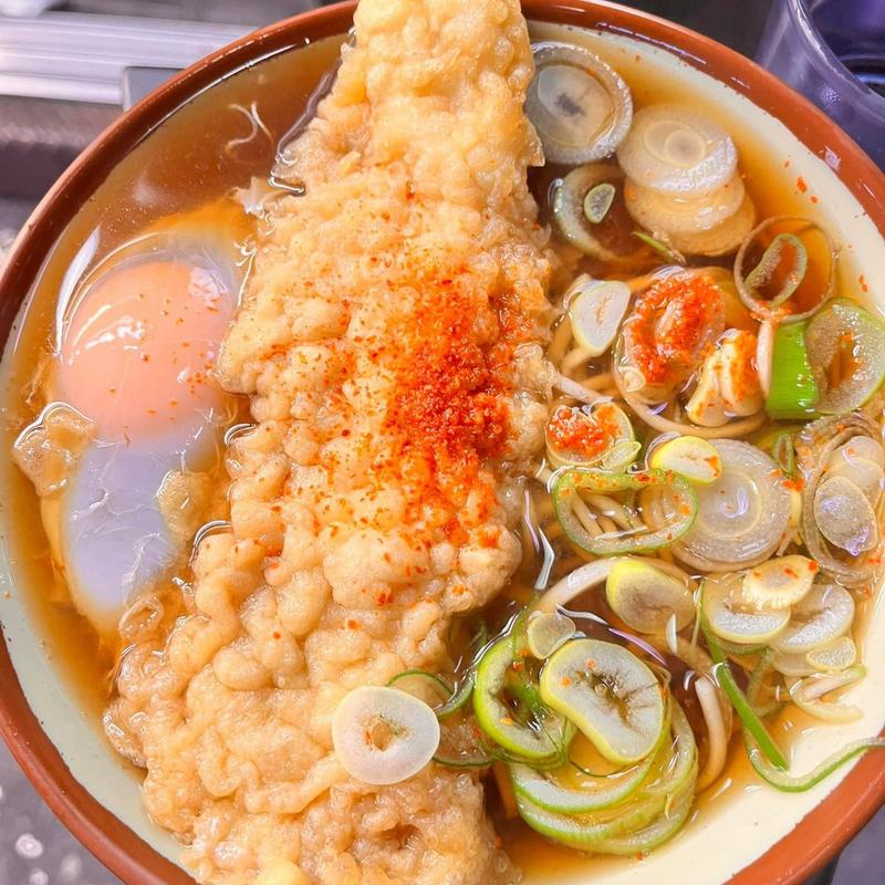 かけそば いか天 玉子(きそば 鈴一（すずいち）)