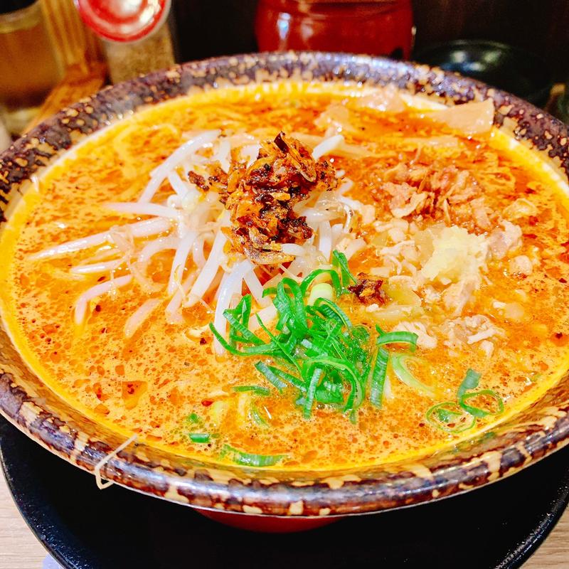 辛味噌ラーメン(吟醸味噌らーめん まごころ亭 新潟駅前店)