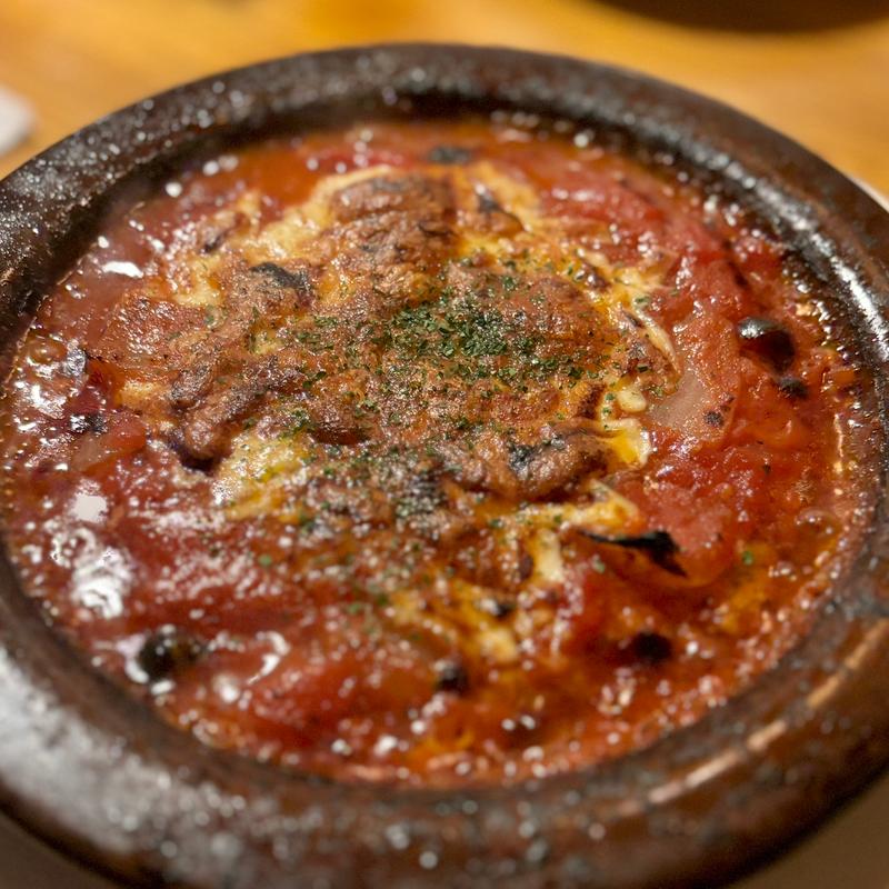 トマト煮込みハンバーグ(ヒッコリーウエスト)