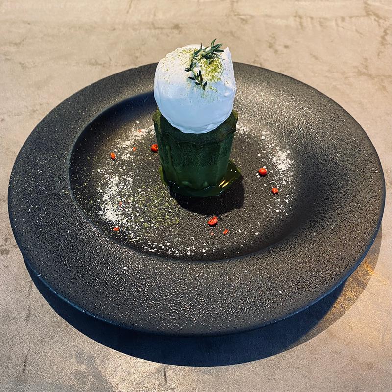 西尾抹茶のガトーショコラ(ビー珈琲)