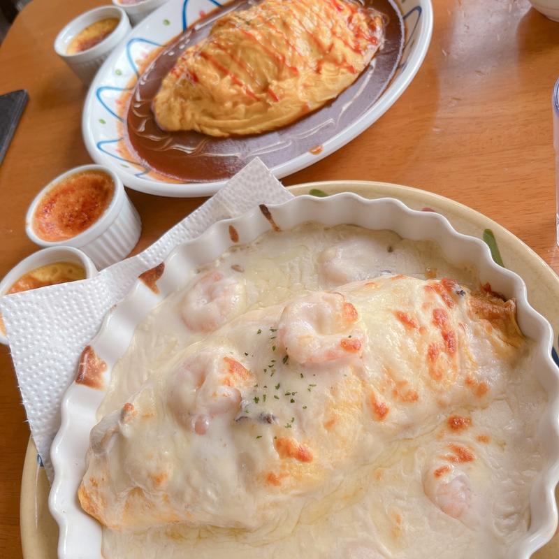 エビグラタンオムライス(霧島たまご牧場 )