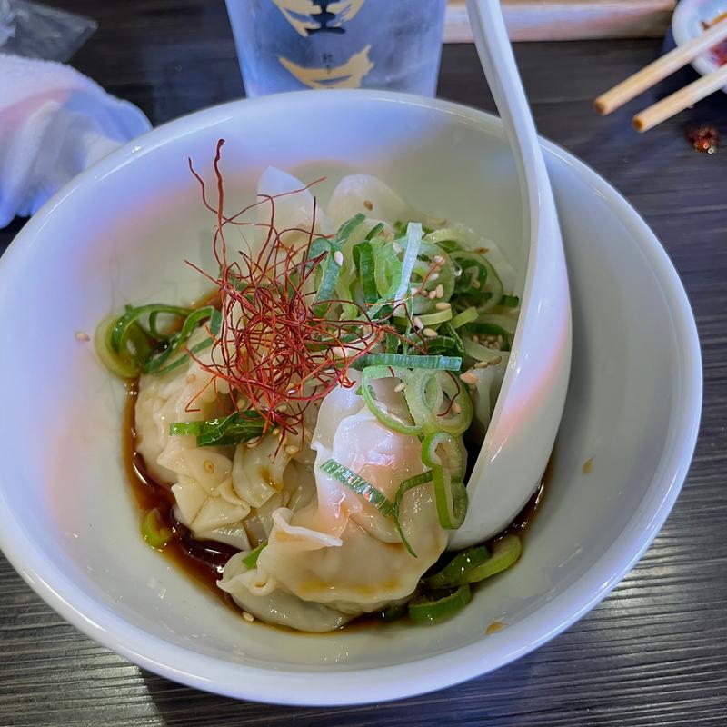 蒸し餃子胡麻ポン酢(大阪王　京橋総本店)
