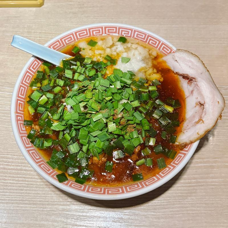 (元祖巣鴨式手打担々麺まるえ)担々麺(まるえ中華そば)