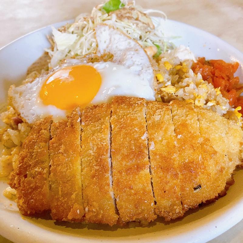 メシカツ（目玉焼きトッピング）(蔦 )