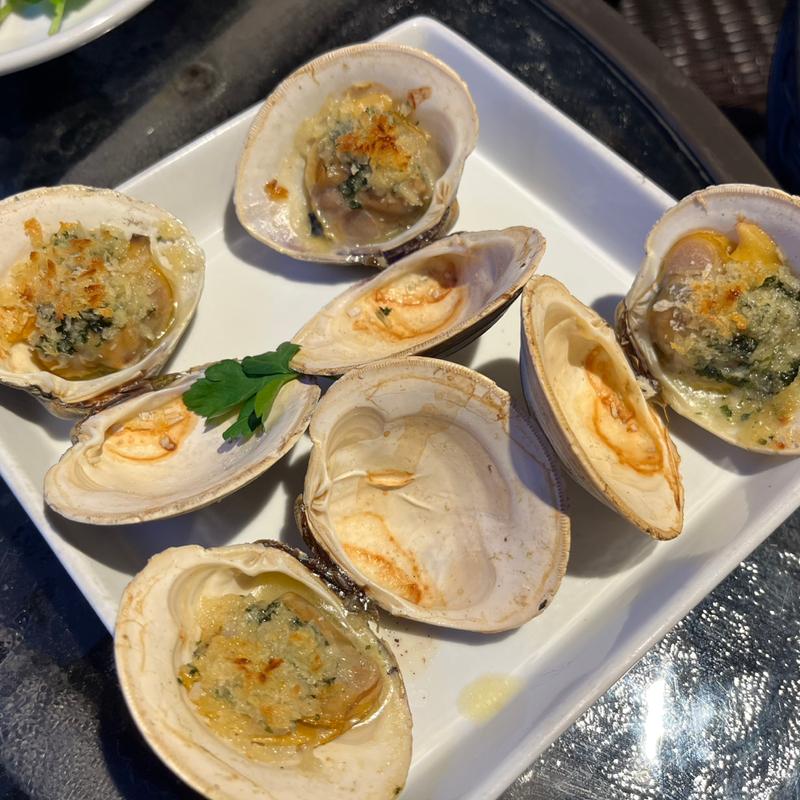 白ハマグリ香草焼き(マリノステリア 葛西店)