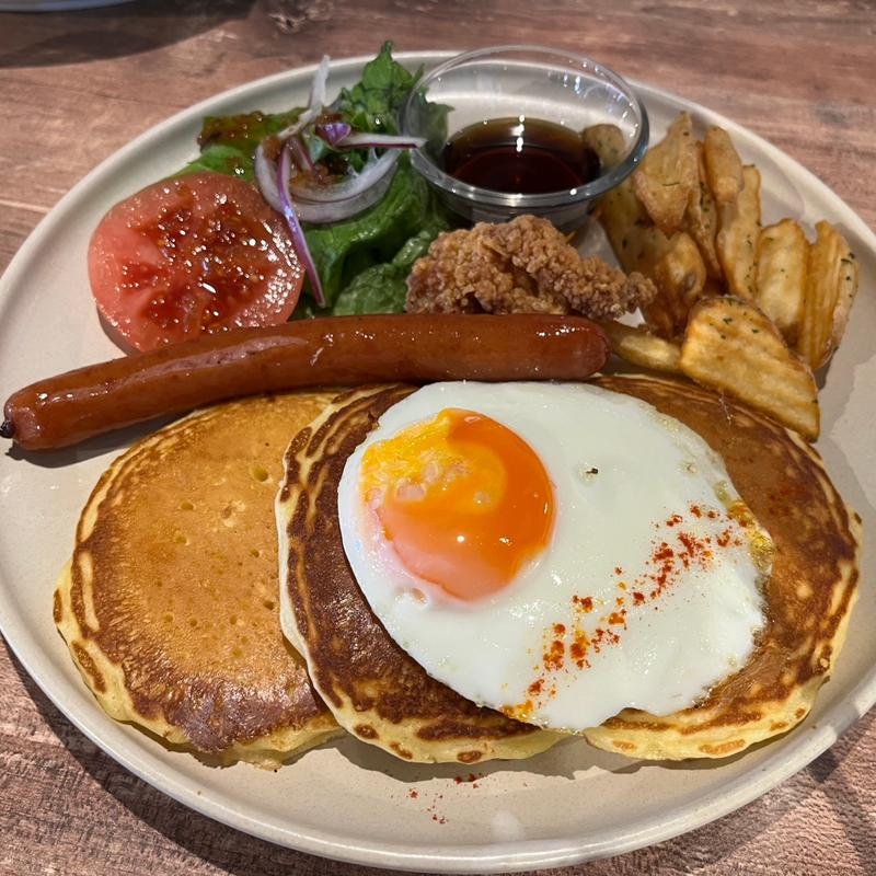 パンケーキ　ベーコン&エック(en)