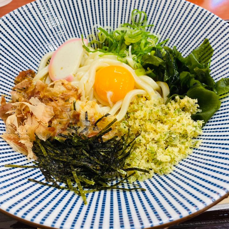 冷しぶっかけうどん(里のうどん 多摩センター店)